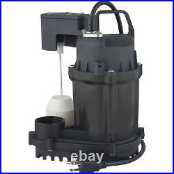 Star Water Systems Cast Iron Sump Pump- 3000 GPH 1/3 HP 1 1/2in Port Model# 3SVS
