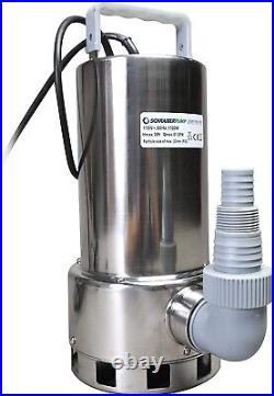 Submersible Clean/Dirty Water Sump Pump 1.5HP withwater level sensor 4 ON/OFF pos