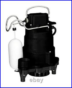 Submersible Sump Pump, Cast Iron, 1/3-HP -235819