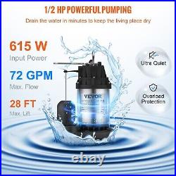 Submersible Water Pump 1/2 HP 1 Yr Warranty Express Shipping