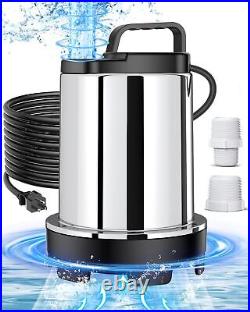 Submersible Water Pump 1/3HP Utility Pump Sump Pump Electric Portable Transfe