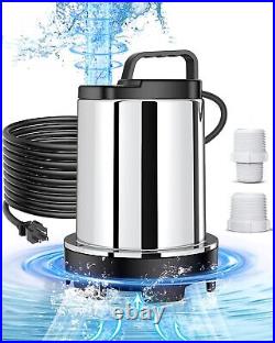 Submersible Water Pump 1/3HP Utility Pump Sump Pump Electric Portable Transfe