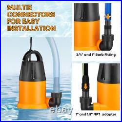 Submersible Water Pump, Sump Pump, Utility Pump with 25-Foot Power Cord, 4000