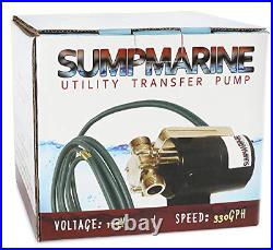 SumpMarine UTP 115-Volt 330 GPH Portable Transfer Water Pump, Bronze