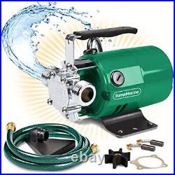 SumpMarine Water Transfer Pump 115V 330 Gallon Per Hour Portable Electric U