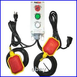 Sump Alarm Indoor / Outdoor High Water Alarm & Pump Monitor with 100' Float Cord