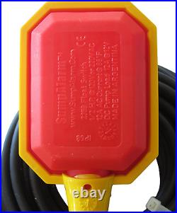 Sump Alarm Water Sensor, Sump Pump Alarm with 10Ft Float Switch for Indoor & Out