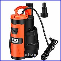 Sump Pump 3500 Gph 1hp Submersible Clean/dirty Water Pump With Buildin Float Swi