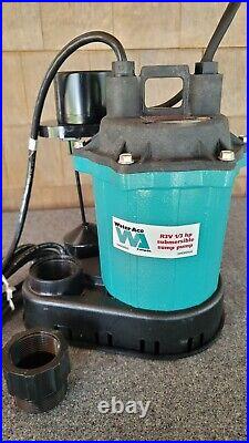 Sump Pump Myers Water Ace Submersible 1/3 HP Vertical Lever 30 GPM 10 Lift