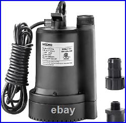 Sump Pump Submersible Water Pump with 10Ft Cord, Electric Portable Transfer Wate