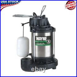 Sump Utility Pump Submersible Clean/Dirty Water Stainless Ultra-quiet 3/4 HP Hot