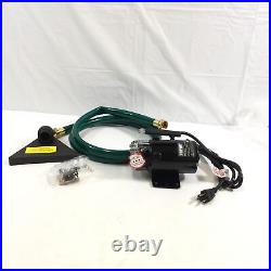 Topway Black 115V Water Transfer Electric Sump Utility Pump With Water Hose Kit