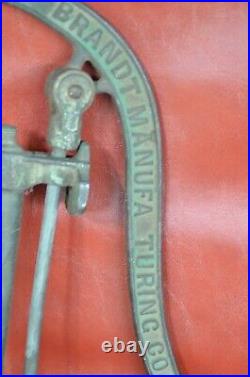 Vintage Brandt Manufacturing Cast Iron Antique Hand Water Well Pump Bilge Sump
