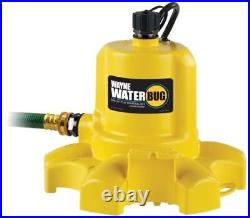 WAYNE WaterBUG 1/6 HP 1350 GPH Submersible Multi-Flo Technology-Water Removal an