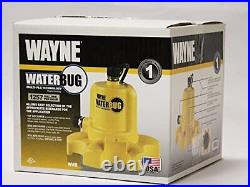 WAYNE Waterbug 1/6 HP 1350 GPH Submersible Multi-Flo Technology-Water Removal