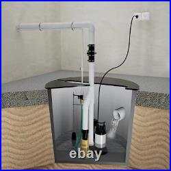 Water Powered Backup Sump Pump Automatic Powered by Municipal Water Pressure