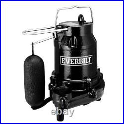 Water Pump Everbilt 1/2 Horsepower Cast Iron Sump Pump