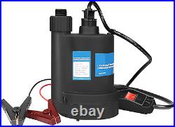 Water Pump Submersible Pump DC 12V Sump Pump 1500 GPH Utility Pump with Switch-B