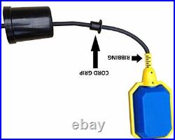 Water Sensor Sump Pump Alarm With 10ft Float Switch For Indoor Outdoor Use Weath