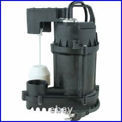 Water Systems 1/3 HP Cast Iron Sump Pump with Vertical Switch