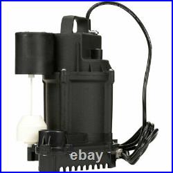 Water Systems 1/3 HP Cast Iron Sump Pump with Vertical Switch