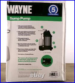 Wayne CDU790SS 1/3 HP 4600 GPH Stainless Steel Submersible Sump Pump 14x10 in A1