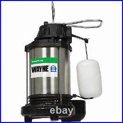 Wayne CDU980E Submersible Sump Pump, Cast Iron/Stainless-Steel. 75-HP Motor