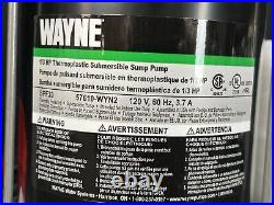 Wayne SPF33 Submersible Sump Pump with 1/3-HP Vertical Switch Thermoplastic New
