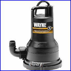 Wayne Submersible Utility Water Pump- 1740 GPH 1/5 HP 1 1/4in Port Model# VIP15