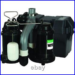 Wayne WSS30Vn 1/2 HP Combination Primary and Backup Sump Pump System