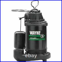 Wayne Water System 1/2 HP 115V Cast-Iron Submersible Sump Pump CDU800-56270