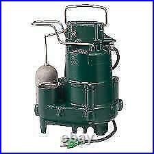 Zoeller Pro Series 1052 with Non-Clogging Vortex Impeller, Moves 48 Gallons Per