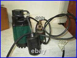 Zoeller Water Ridd'r II Well Pump #48-0005 Sump Pump 1/4 HP